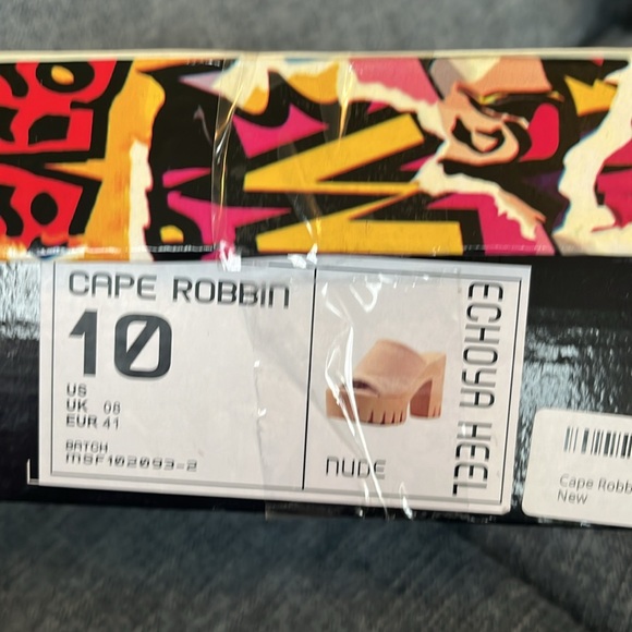 NWT Cape Robbin Echoya Open Toe Chunky Block Heels - Picture 8 of 8